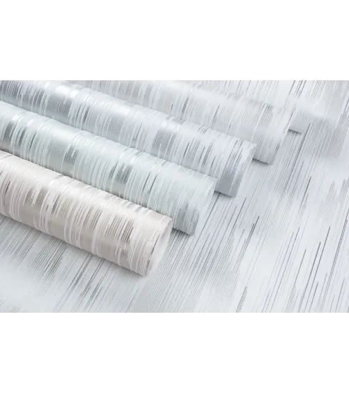 Vinyl Foam wallpaper on non-woven base Vinil RAIN DHS-1587-02 white gray