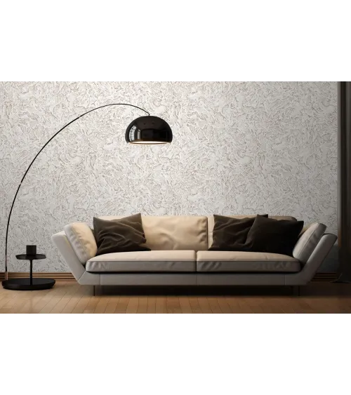 Vinyl Foam wallpaper on non-woven base Vinil ESFERO DHS-1596-01 Dark Beige