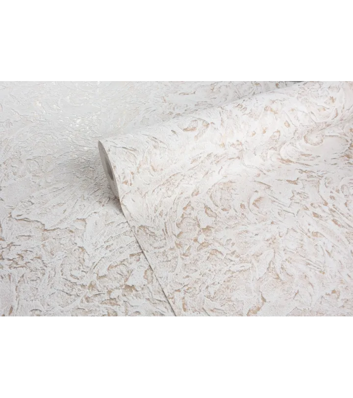Vinyl Foam wallpaper on non-woven base Vinil ESFERO DHS-1596-04 Gold Beige