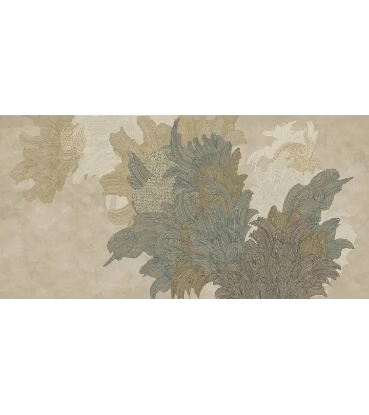 Luxury Wallpaper in Richmond Hill – Marsala Artistic Custom Mural