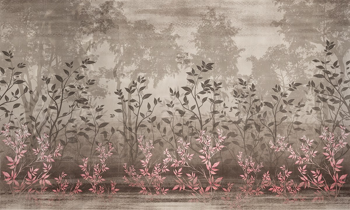 Veneto - Elegant Botanical Wallpaper for a Serene Interior | Art Vision Decor