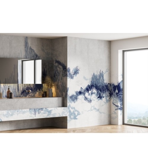 Sierra Nevada - Bold Blue Wallpaper for a Striking Accent | Art Vision Decor