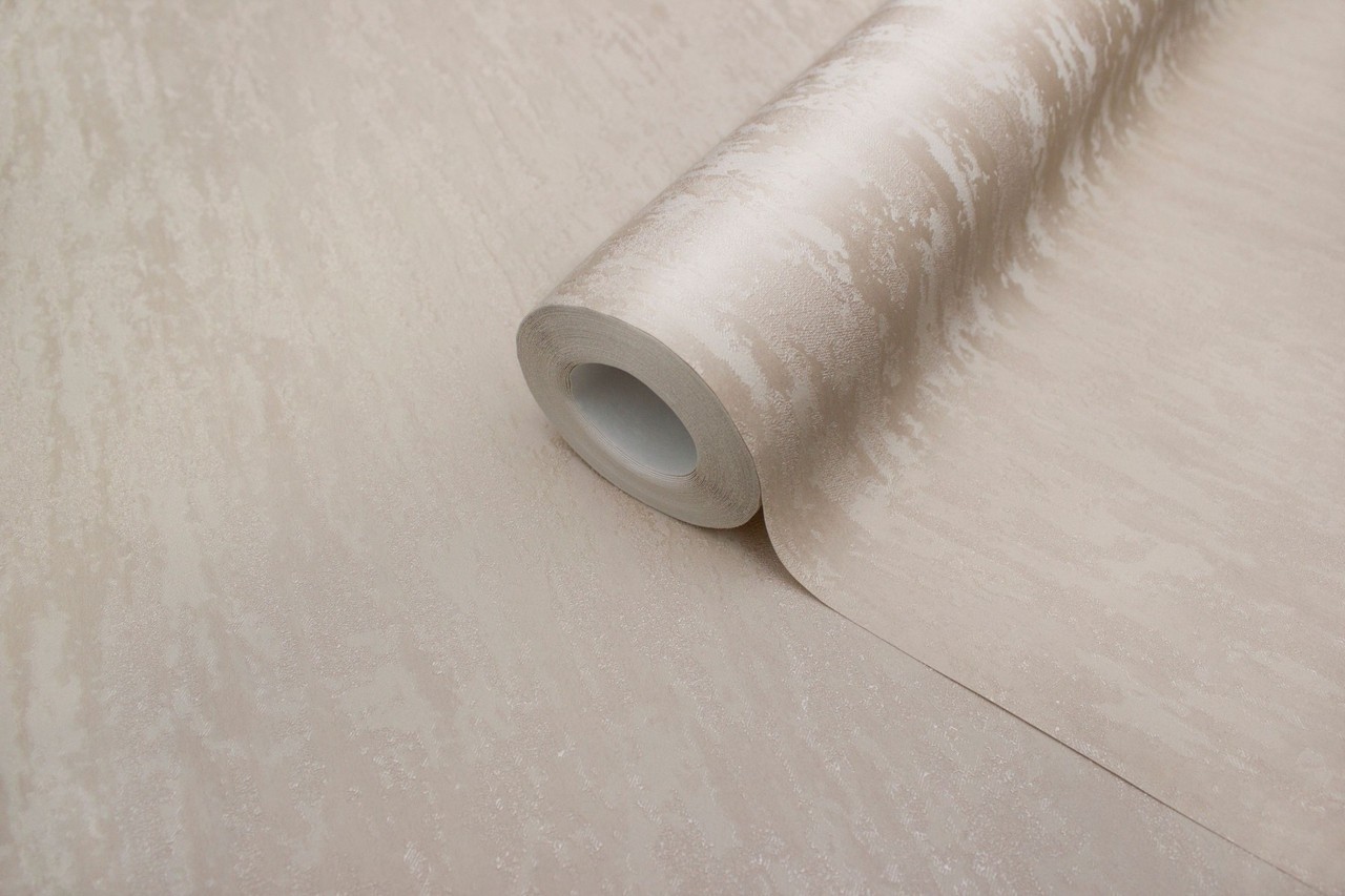 Hot Embossed wallpaper on Non-Woven Base Vinil Jennifer ESHT1-1204 Beige 10.05 x 1.06 m