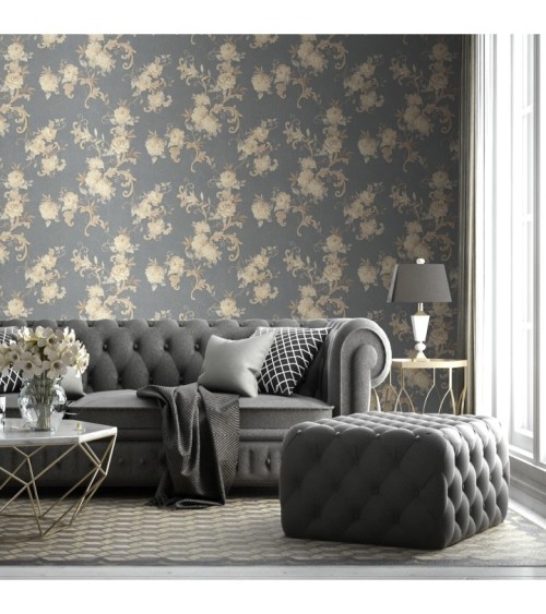 Hot Embossed wallpaper on Non-Woven Base Vinil Agava SHT 5-1405 Beige 10,05 x 1,06 m