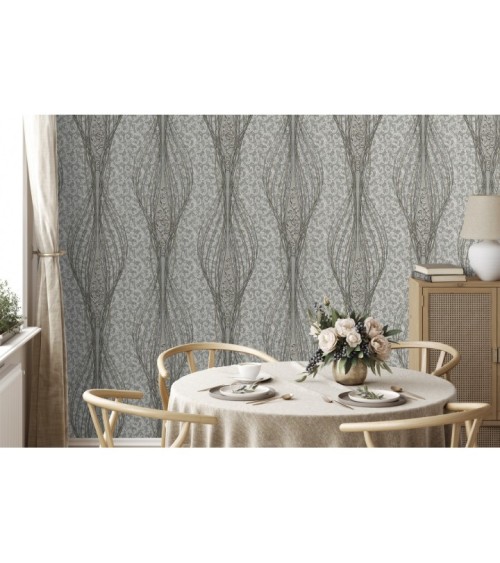 Vinyl Foam wallpaper on non-woven base Vinil Italy  DHS-1322/2 Olive 10,05 x 1,06 m