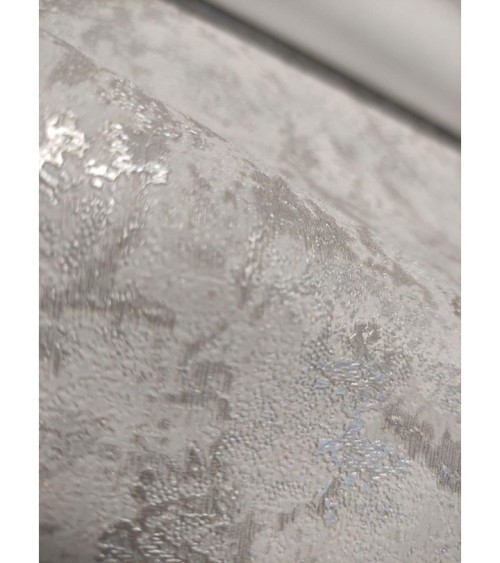 Hot Embossed wallpaper on Non-Woven Base Vinil Sofi SHT8-1210 Silver-Olive 10,05 x 1,06 m