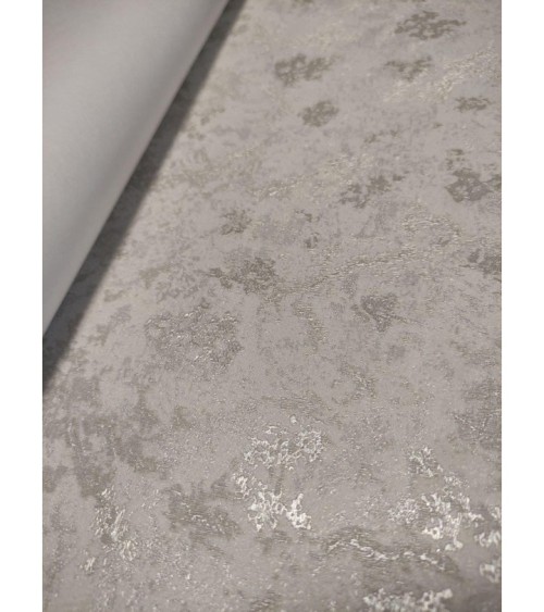 Hot Embossed wallpaper on Non-Woven Base Vinil Sofi SHT8-1210 Silver-Olive 10,05 x 1,06 m