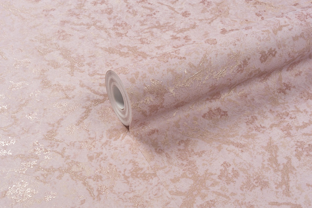 Hot Embossed wallpaper on Non-Woven Base Vinil Sofi SHT4-1210 Pink 10,05 x 1,06 m