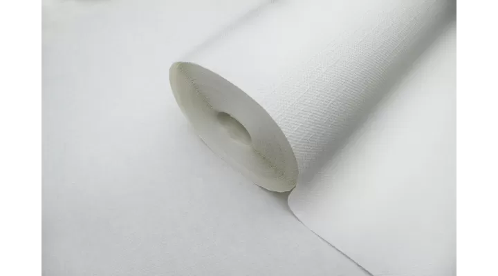 Vinyl Foam wallpaper on non-woven base Vinil Painted Wallpaper РЎ-122 White 25 x 1,06 m