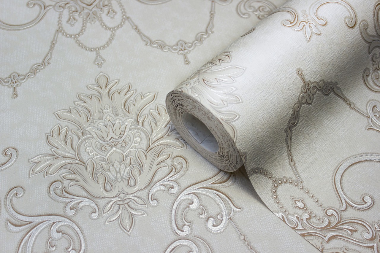 Vinyl Foam wallpaper on non-woven base Vinil Zan DHV-1249/2 Sandy 10,05 x 1,06 m