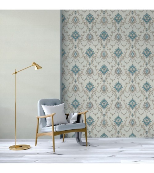 Vinyl Foam wallpaper on non-woven base Vinil Zan DHV-1249/5  10,05 x 1,06 m