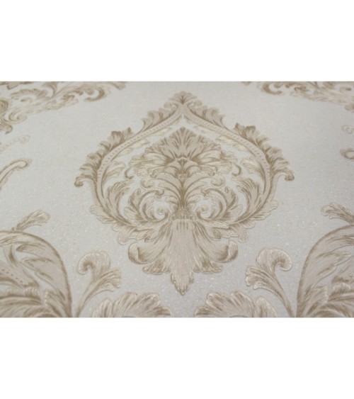 Hot Embossed wallpaper on Non-Woven Base Vinil Mersin PVIP 3-0871 Light-Beige 10,05 x 1,06 m