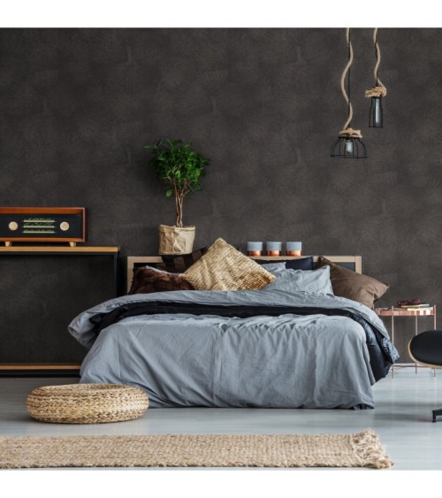 Hot Embossed wallpaper on Non-Woven Base Vinil Puma SHT 2-1467 Light-Gray 10,05 x 1,06 m