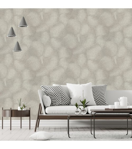 Hot Embossed wallpaper on Non-Woven Base Vinil Puma SHT 6-1467 Gray 10,05 x 1,06 m