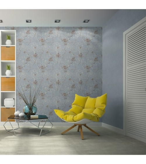 Vinyl Foam wallpaper on non-woven base Vinil Donna  DHS-1460/1 Golden Sand 10,05 x 1,06 m