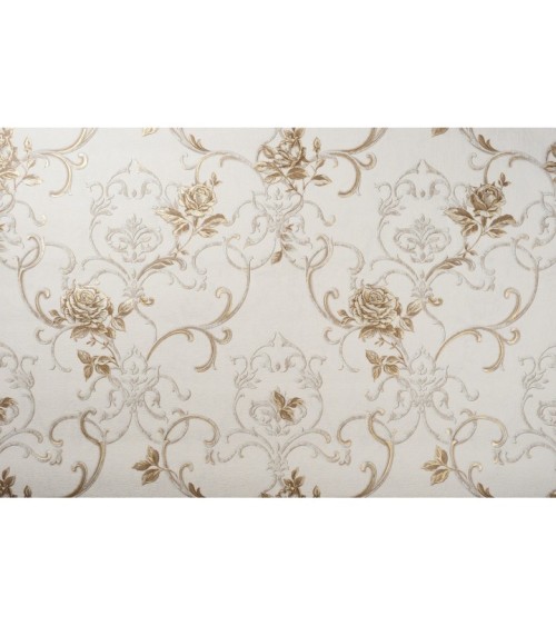 Vinyl Foam wallpaper on non-woven base Vinil Donna  DHS-1460/2 Light-Beige 10,05 x 1,06 m