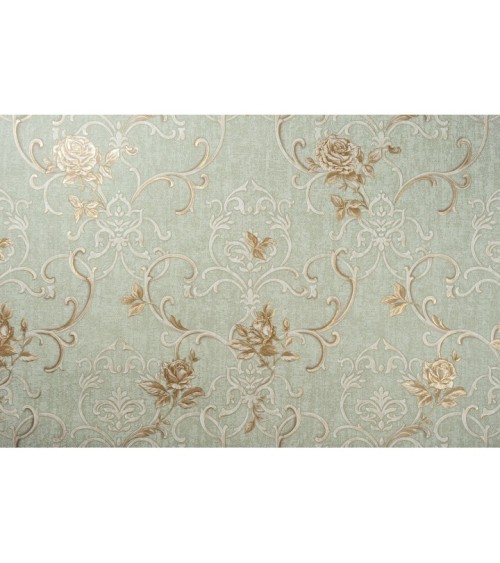 Vinyl Foam wallpaper on non-woven base Vinil Donna  DHS-1460/4 Olive 10,05 x 1,06 m