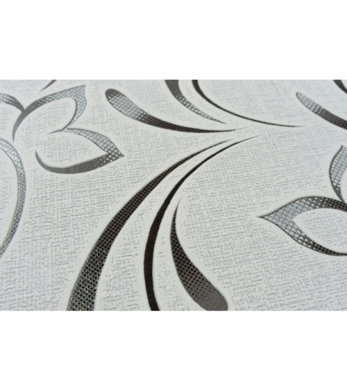 Vinyl Foam wallpaper on paper backing Vinil Delight WKV 1-1226 Light-Gray 10,05 x 0,53 m