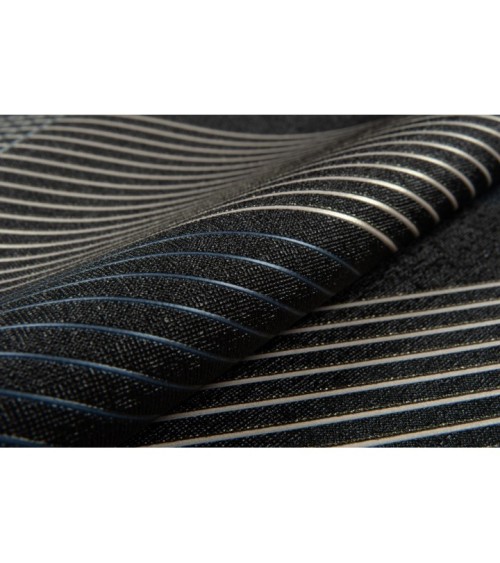 Hot Embossed wallpaper on Non-Woven Base Vinil Fringe TFSH 7-1431 Black 10,05 x 1,06 m