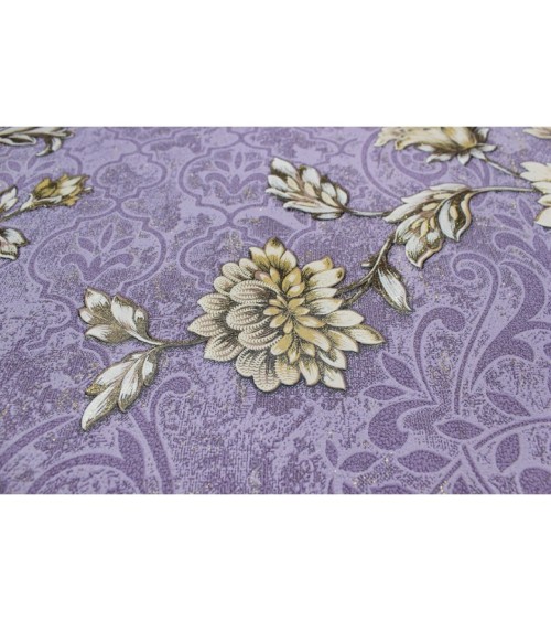 Vinyl Foam wallpaper on non-woven base Vinil Elegy DHV-1483/6 Purple 10,05 x 1,06 m