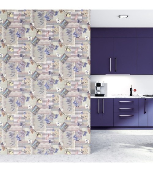 Hot Embossed wallpaper on Non-Woven Base Vinil Lavender SHT 3-1532 Light-Lilac 10,05 x 1,06 m