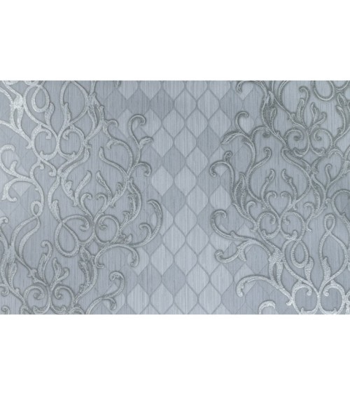 Vinyl Foam wallpaper on non-woven base Vinil Amina  DHS-1474/5 Gray 10,05 x 1,06 m