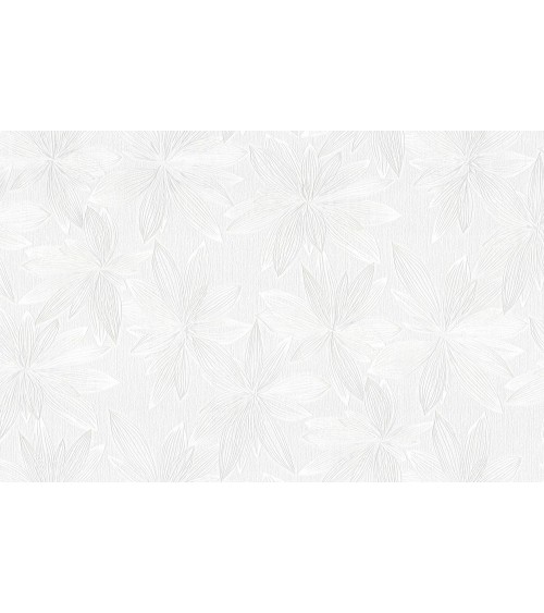 Vinyl Foam wallpaper on non-woven base Vinil Aturina  DHS-1476/1 White 10,05 x 1,06 m