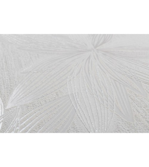 Vinyl Foam wallpaper on non-woven base Vinil Aturina  DHS-1476/1 White 10,05 x 1,06 m