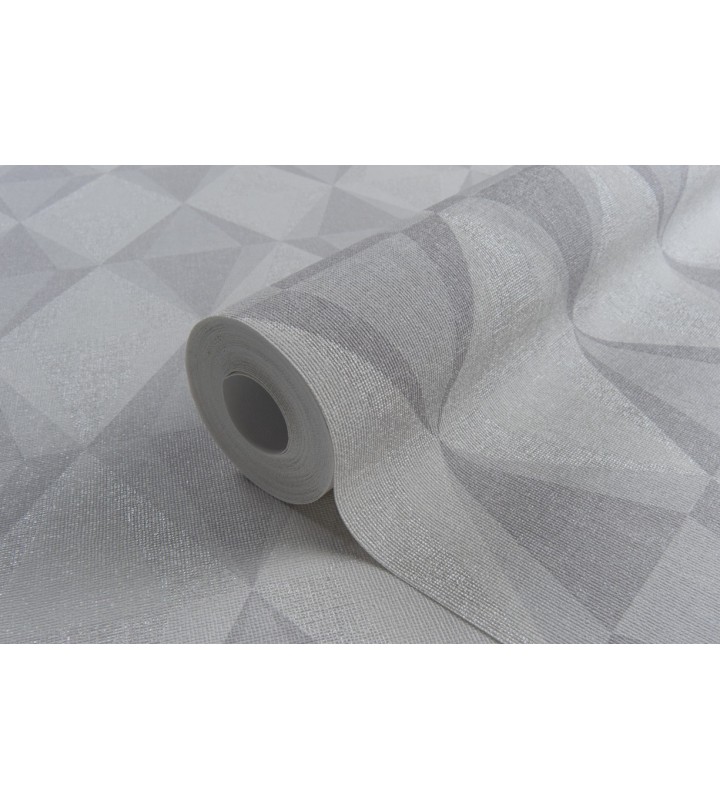 Hot Embossed wallpaper on Non-Woven Base Vinil Tiggo SHT 4-1535 Light-Gray 10,05 x 1,06 m