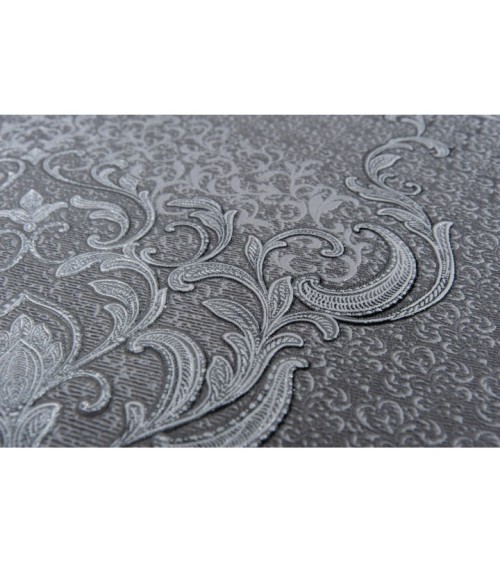 Vinyl Foam wallpaper on non-woven base Vinil Damir DHV-1486/6 Dark Gray 10,05 x 1,06 m