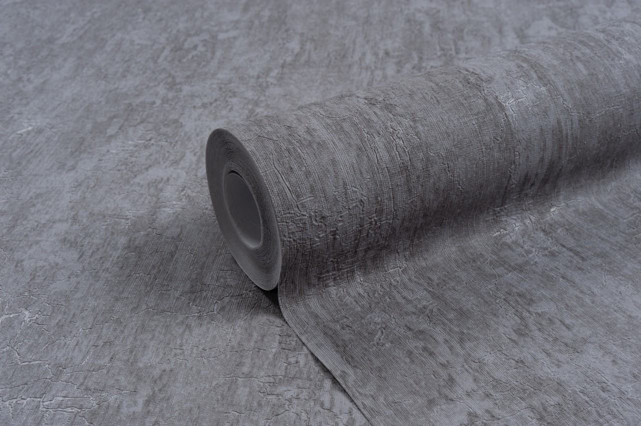 Hot Embossed wallpaper on Non-Woven Base Vinil Concrete SHT 6-1563 Dark Gray 10,05 x 1,06 m