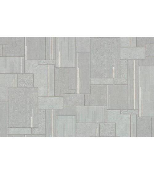 Hot Embossed wallpaper on Non-Woven Base Vinil Patchwork TFSH 4-1434 Gray Blue 10,05 x 1,06 m