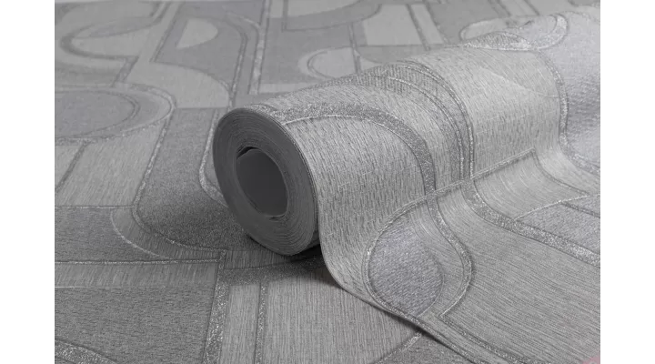 Hot Embossed wallpaper on Non-Woven Base Vinil Lion TFSH 4-1432 Gray 10,05 x 1,06 m