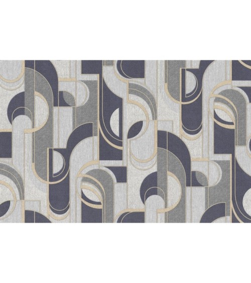 Hot Embossed wallpaper on Non-Woven Base Vinil Lion TFSH 6-1432 Gray-blue 10,05 x 1,06 m