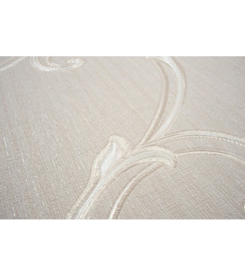 Hot Embossed wallpaper on Non-Woven Base Vinil Vensan PVIP 3-1571 Beige 10,05 x 1,06 m