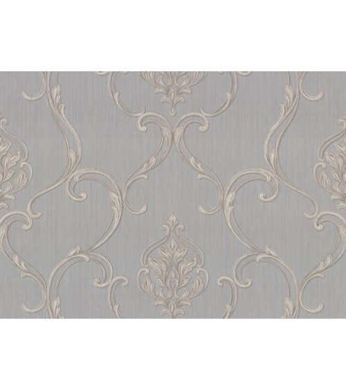 Hot Embossed wallpaper on Non-Woven Base Vinil Vensan PVIP 7-1571 Gray-Brown 10,05 x 1,06 m