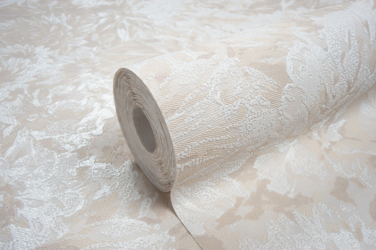 Vinyl Foam wallpaper on non-woven base Vinil Asteria  DHS-1479/1 Beige 10,05 x 1,06 m