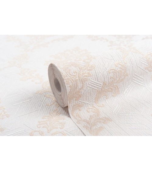 Vinyl Foam wallpaper on non-woven base Vinil Shamani DHV-1489/1 Beige-Sandy 10,05 x 1,06 m