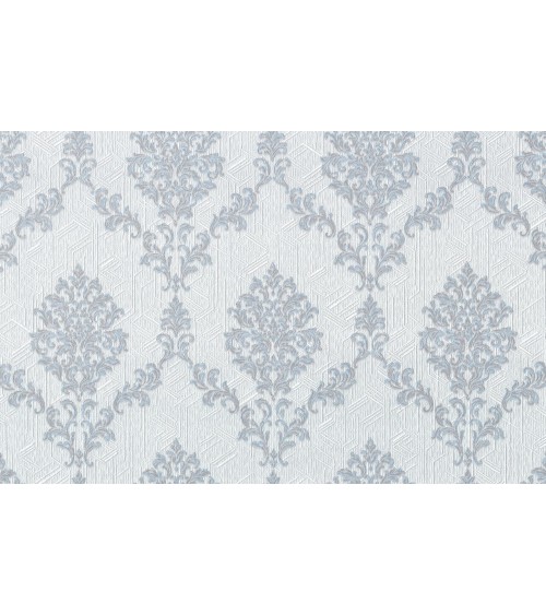 Vinyl Foam wallpaper on non-woven base Vinil Shamani DHV-1489/4 Gray Blue 10,05 x 1,06 m