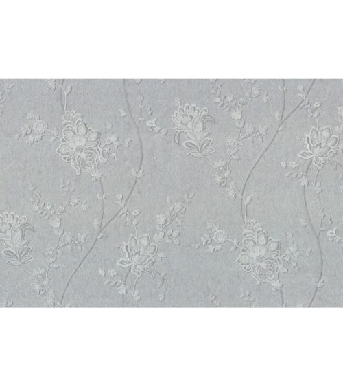 Hot Embossed wallpaper on Non-Woven Base Vinil Alanya PVIP 6-1572 Gray 10,05 x 1,06 m