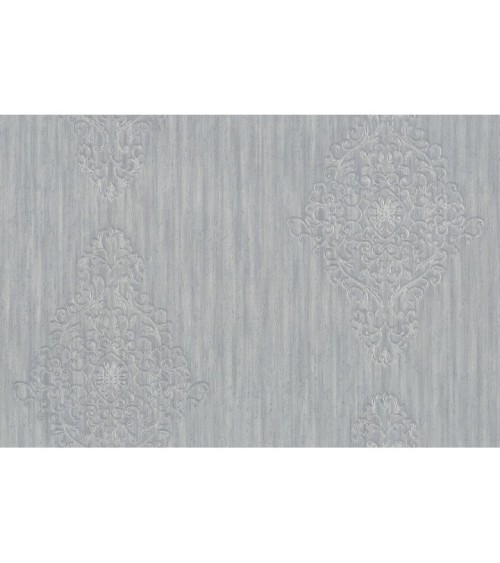 Hot Embossed wallpaper on Non-Woven Base Vinil Irene TFSH 5-1436 Gray1 10,05 x 1,06 m