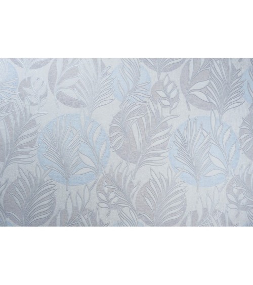 Vinyl Foam wallpaper on non-woven base Vinil Fern DHV-1591/2 Gray Blue 10,05 x 1,06 m