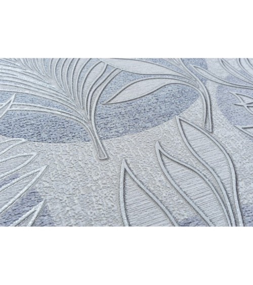 Vinyl Foam wallpaper on non-woven base Vinil Fern DHV-1591/5 Gray-Purple 10,05 x 1,06 m