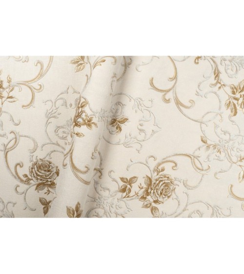 Vinyl Foam wallpaper on non-woven base Vinil Donna KFS 1-1528 Golden Sand 10,05 x 0,53 m