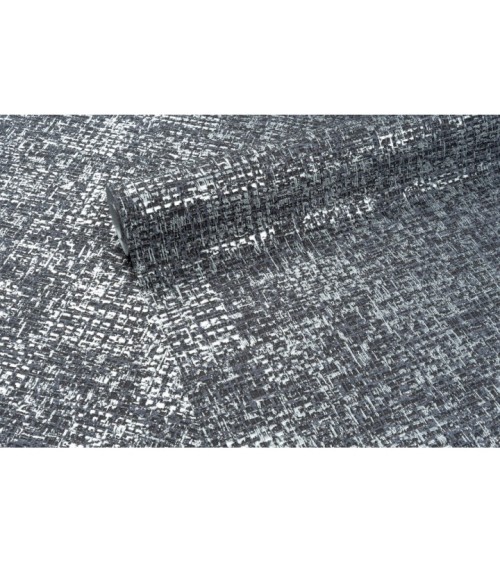 Hot Embossed wallpaper on Non-Woven Base Vinil Ostin TFSH 6-1437 Black 10,05 x 1,06 m