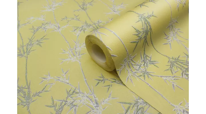 Vinyl Foam wallpaper on non-woven base Vinil Pandas DHN-1426/4 Yellow 10,05 x 1,06 m