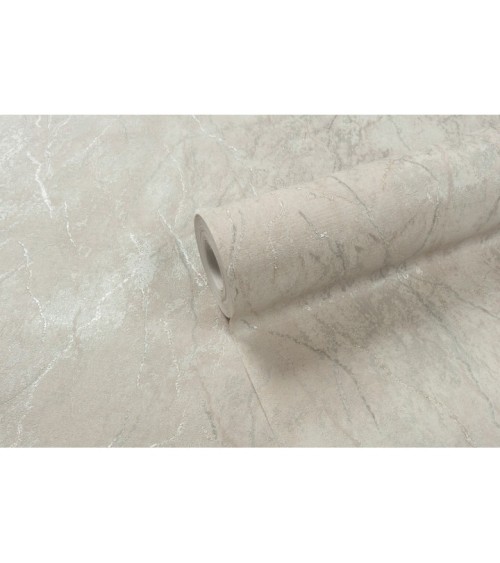 Hot Embossed wallpaper on Non-Woven Base Vinil Arona TFSH4-1279 Silver-Brown 10,05 x 1,06 m