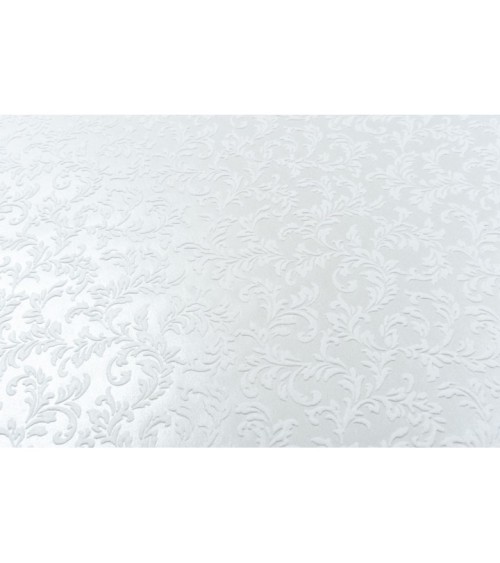 Vinyl Foam wallpaper on non-woven base Vinil Golden DHN-1498/1 White 10,05 x 1,06 m