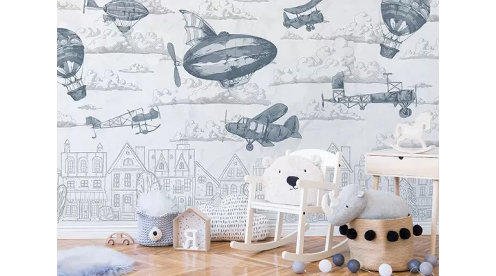 Wall Mural "Flight" buy with delivery in Ukraine in the Luxury Textile store