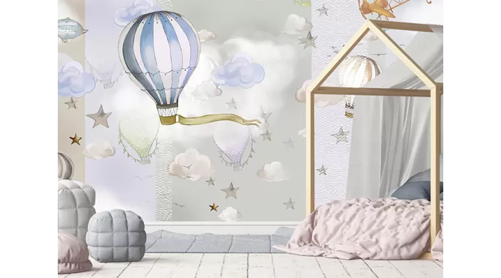 Wall Mural "Аir balloon" buy with delivery